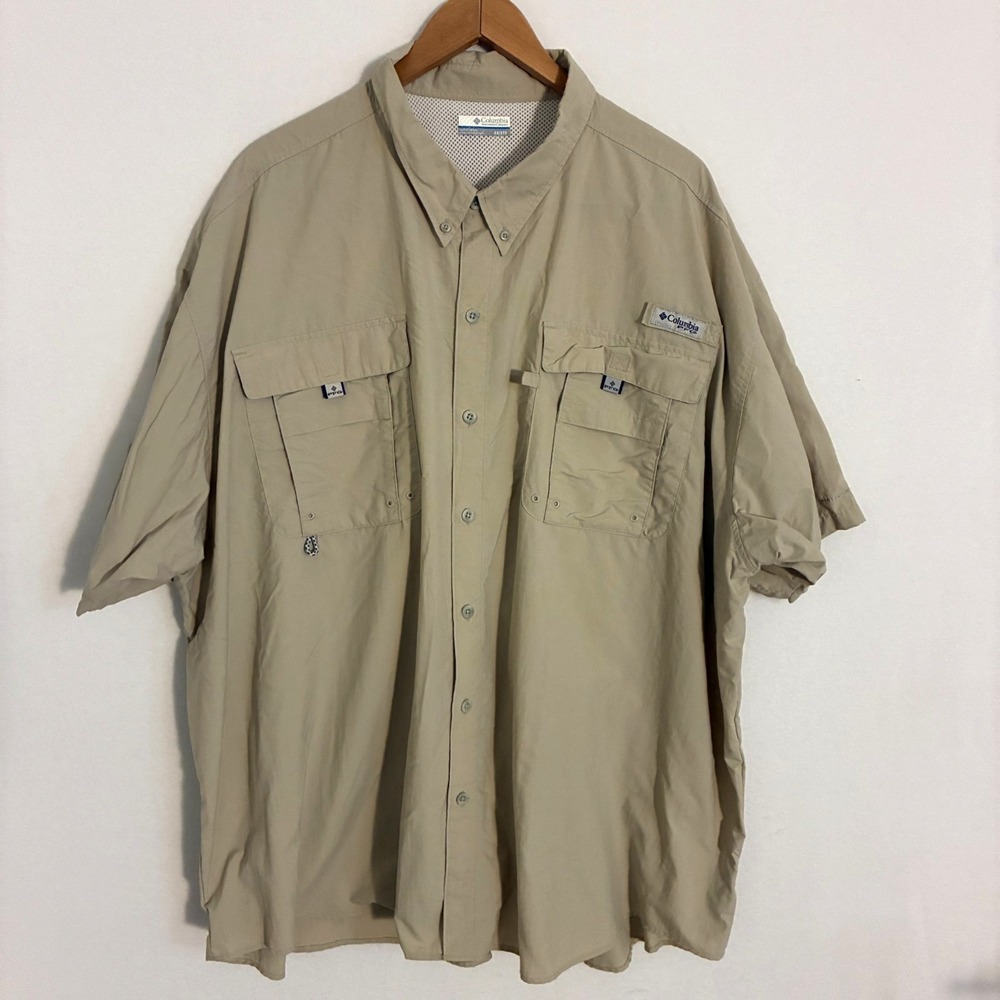 Columbia PFG Bahama II Shirt 4X Short Sleeve Lightweight Vented Fishing Gorpcore